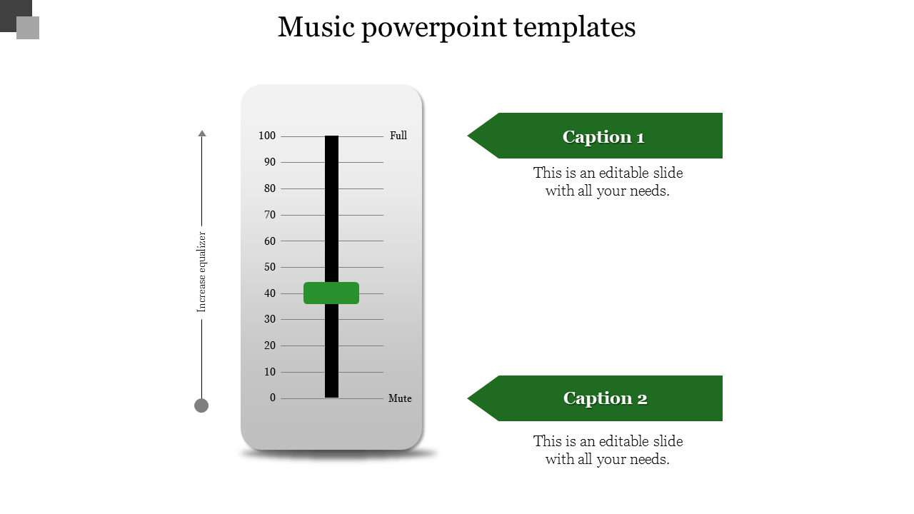 music powerpoint templates-Green